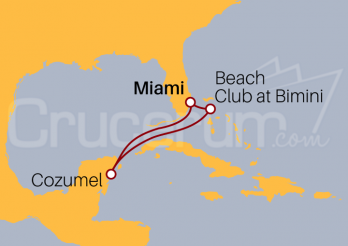 Itinerario Crucero Crucero  Riviera Maya desde Miami 2022