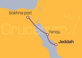 Itinerario Crucero De Jeddah a Sokhna