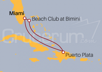 Itinerario Crucero Encanto Dominicano 2024