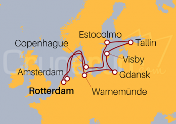 Itinerario Crucero Capitales Bálticas I