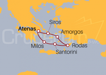Itinerario Crucero Islas del Mar Egeo