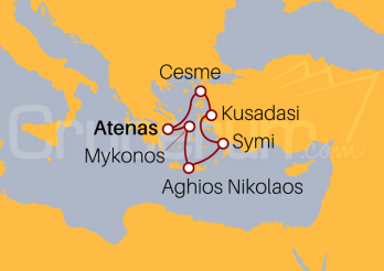 Itinerario Crucero Islas Griegas 2025