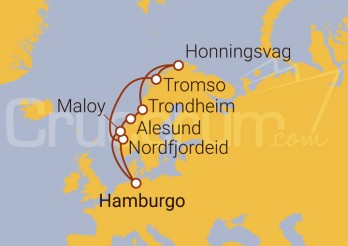 Itinerario Crucero Fiordos Noruegos desde Hamburgo I