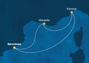 Crucero de 5 días a bordo del Costa Fascinosa desde Barcelona costa cruceros