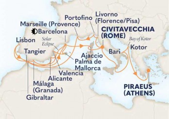 Crucero de 28 días desde Civitavecchia (Roma) a bordo del Oosterdam julio 2026 Holland America Line