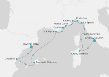 Crucero de 16 días desde Civitavecchia (Roma) a bordo del Crystal Symphony septiembre 2025 Crystal Cruises