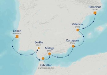 Crucero de 9 días desde Barcelona a bordo del Azamara Pursuit octubre 2025 Azamara Cruises