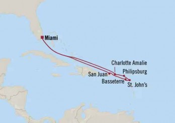 Crucero de 11 días desde Miami a bordo del Insignia diciembre 2025 Oceanía Cruises
