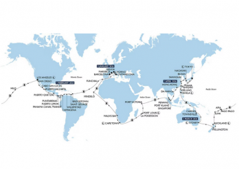 Itinerario Crucero Vuelta al Mundo 2026 desde Génova o Barcelona