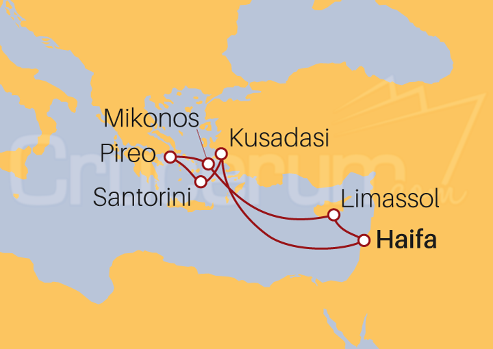 Itinerario Crucero Crucero Islas Griegas 2023