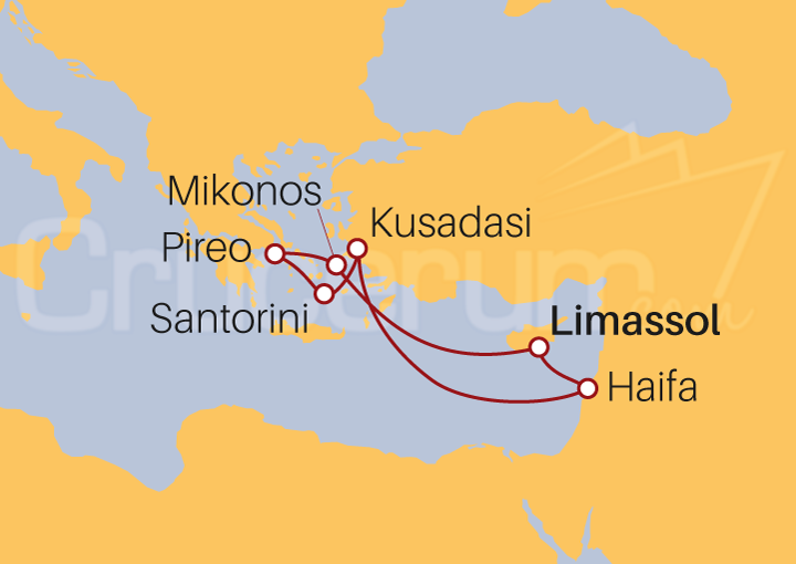 Itinerario Crucero Crucero Islas Griegas II 2023