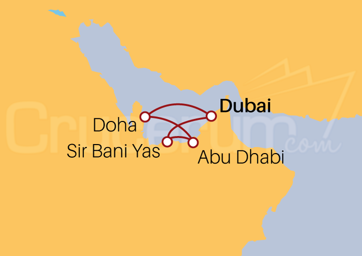 Itinerario Crucero Crucero por Dubai y Emiratos 2022