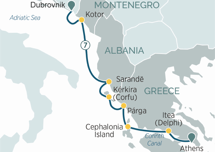 Itinerario Crucero Crucero Encanto del Mediterráneo