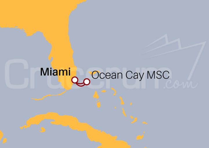 Itinerario Crucero Crucero Mini Bahamas desde Miami 2023