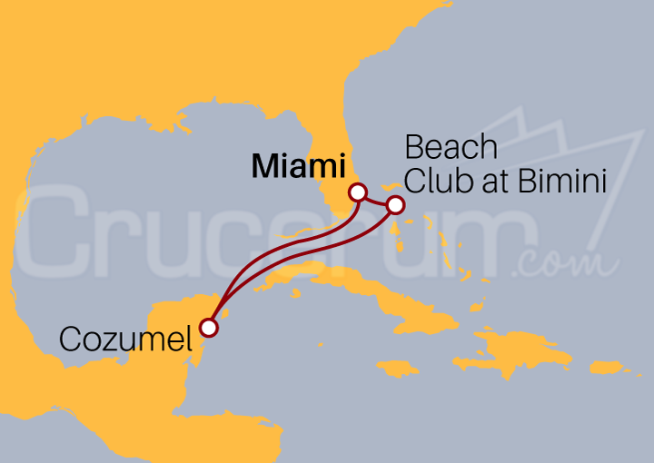 Itinerario Crucero Riviera Maya 2023-2024