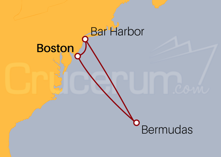 Crucero Bermudas desde Boston