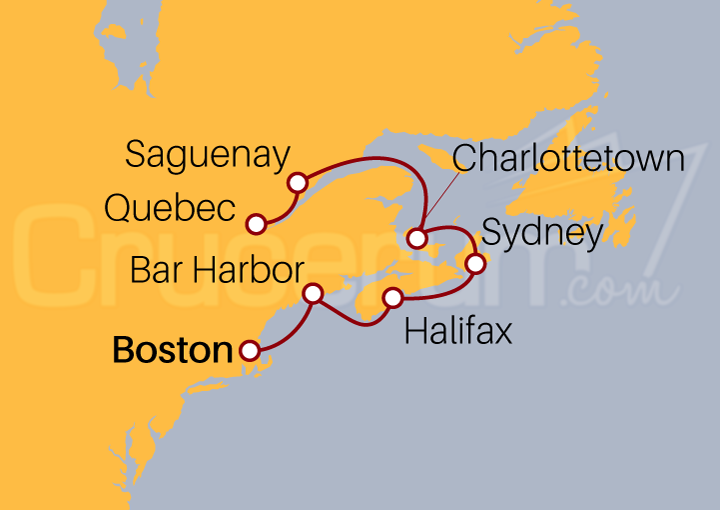 Crucero Norteamérica y Canadá