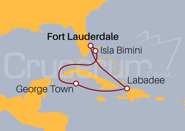 Itinerario Crucero Islas Caimán y Haití desde Fort Lauderdale (EEUU) III
