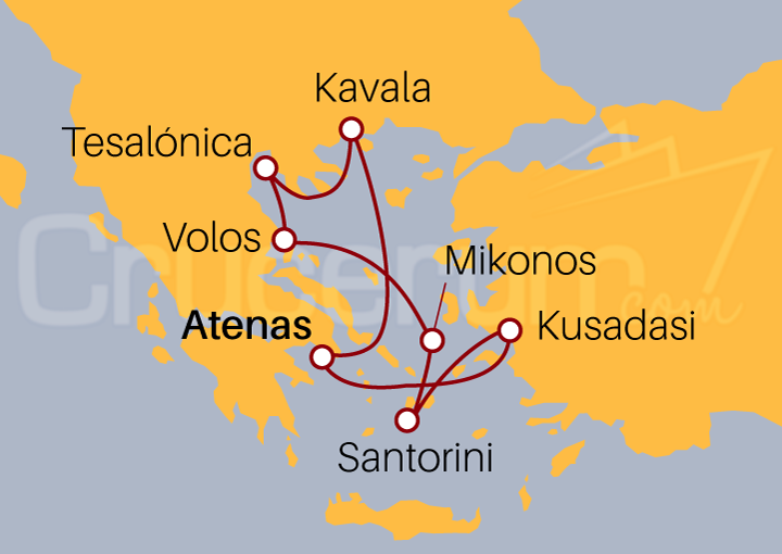 Itinerario Crucero Turquía e Islas Griegas