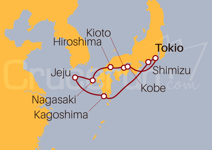 Itinerario Crucero Japón y Corea del Sur XVIII