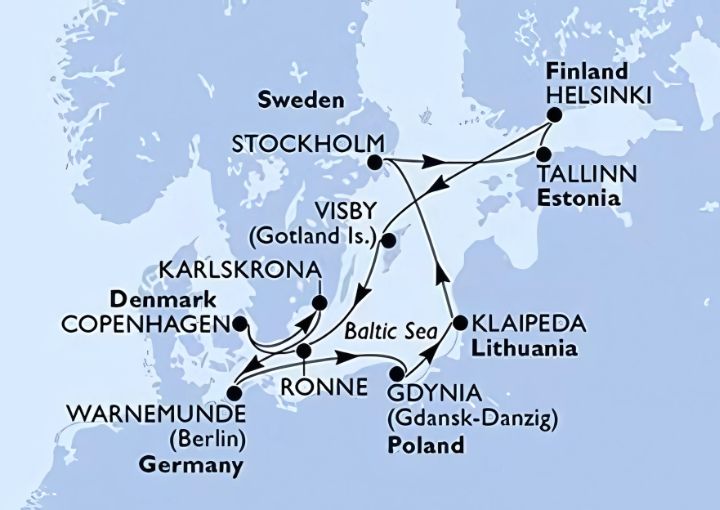 Crucero de 26 días a bordo del Vista desde Southampton (UK) Abril 2025 Oceania Cruises