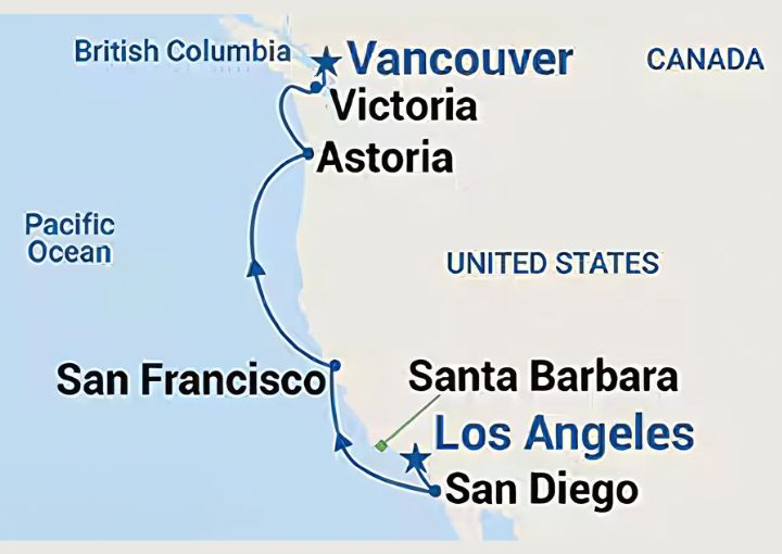 Crucero de 8 días desde Los Ángeles (EEUU) a bordo del Coral Princess abril 2025 Princess Cruises