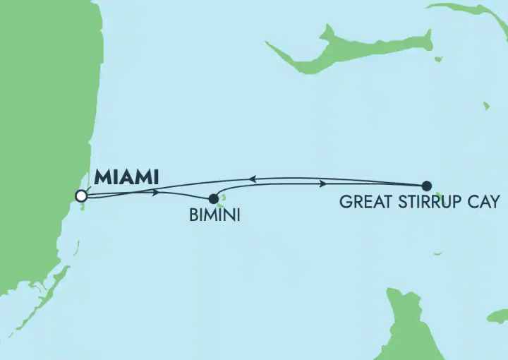 Crucero de 5 días desde Miami (EEUU) a bordo del Norwegian Aqua