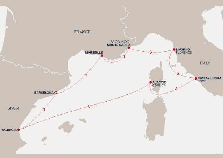 Crucero de 9 días desde Barcelona a bordo del Explora II abril 2026 Explora Journeys