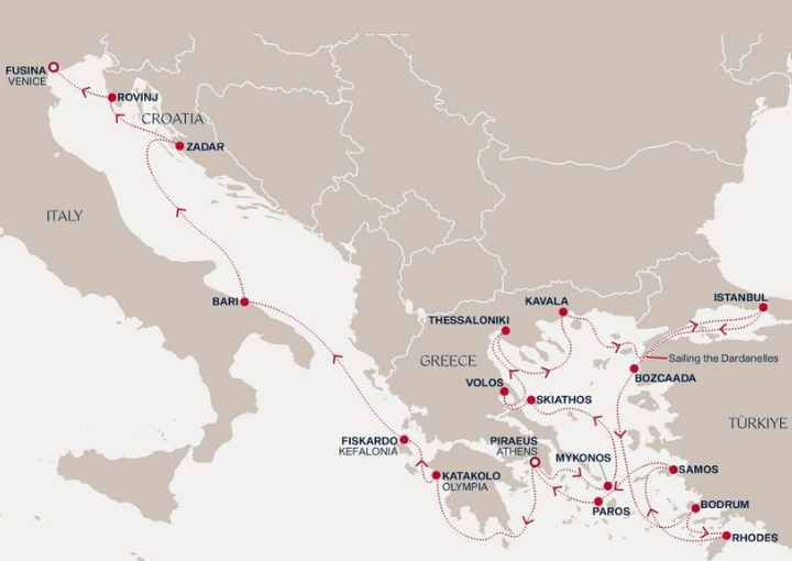 Crucero de 22 días desde Pireo (Atenas) a bordo del Explora I junio 2025 Explora Journey