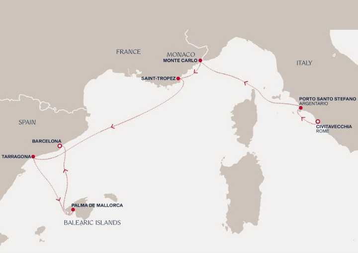 Crucero de 8 días desde Civitavecchia (Roma) a bordo del Explora I agosto 2026 Explora Journey