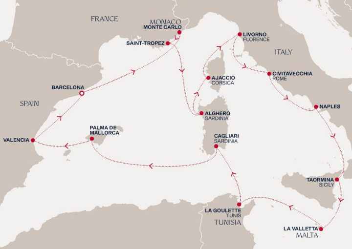 Crucero de 17 días desde Barcelona a bordo del Explora II octubre 2025 Explora Journeys