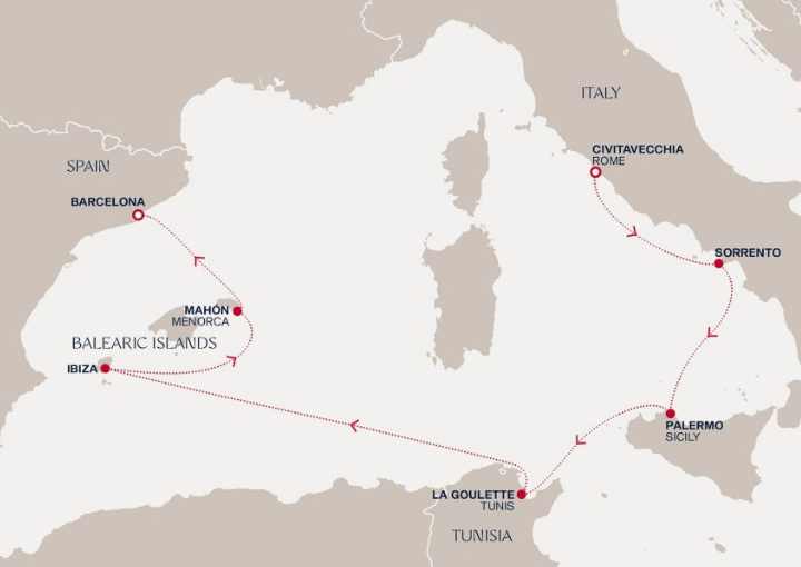 Crucero de 8 días desde Civitavecchia (Roma) a bordo del Explora I mayo 2026 Explora Journeys