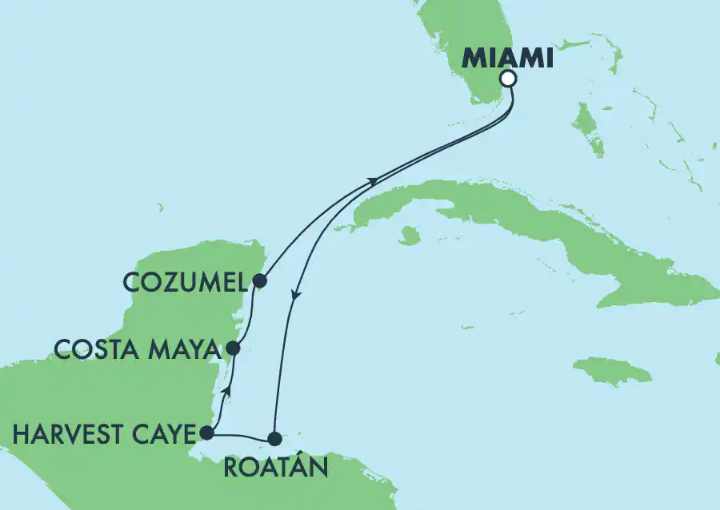 Crucero de 8 días desde Miami (EEUU) a bordo del Norwegian Aqua octubre 2026 NCL