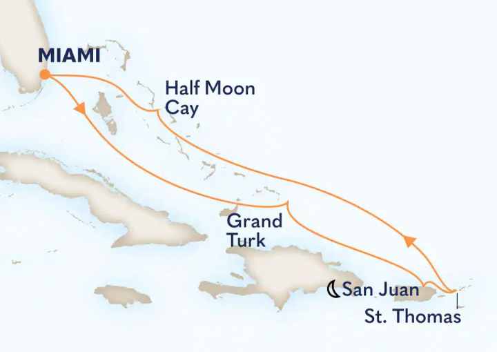 Crucero de 8 días desde Miami (EEUU) a bordo del Zuiderdam abril 2026 Holland American Line