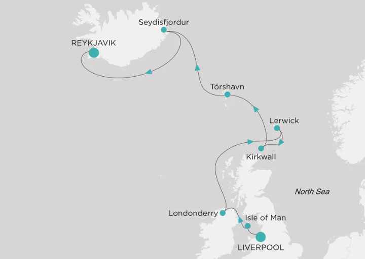 Crucero de 11 días desde Liverpool (Reino Unido) a bordo del Crystal Serenity septiembre 2025 Crystal Cruises