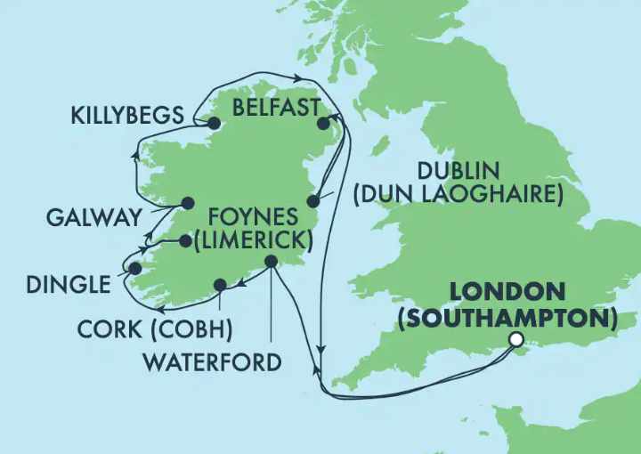 Crucero de 11 días desde Southampton (UK) a bordo del Norwegian Dawn julio 2025 NCL