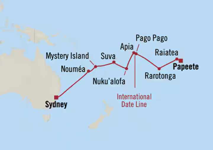 Crucero de 17 días desde Papeete (Polinesia Francesa) a bordo del Oceania Vista marzo 2026 oceania cruises