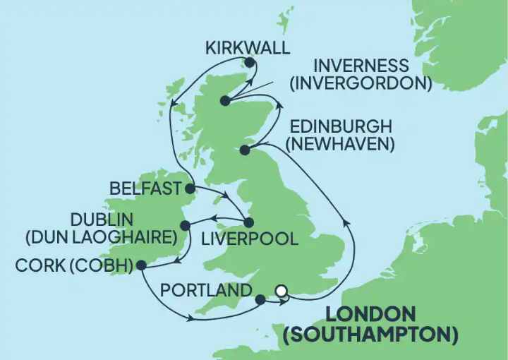 Crucero de 11 días desde Southampton (Londres) a bordo del Norwegian Dawn agosto 2025 NCL