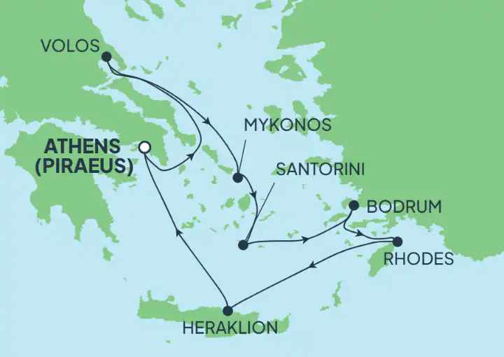 Crucero de 8 días a bordo del Norwegian Viva desde Pireo (Atenas) julio 2025 NCL