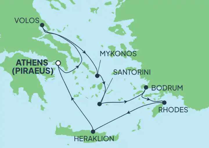 Crucero de 8 días desde Pireo (Atenas) a bordo del Norwegian Viva julio 2025 NCL
