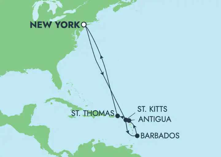 Crucero de 13 días desde Nueva York a bordo del Norwegian Breakaway 2025 2026 NCL
