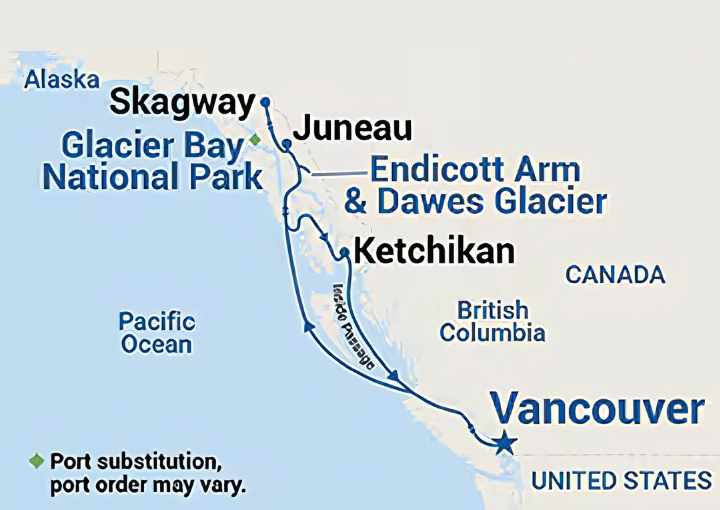 Crucero de 8 días desde Vancouver (Canadá) a bordo del Grand Princess agosto 2025 Princess Cruises