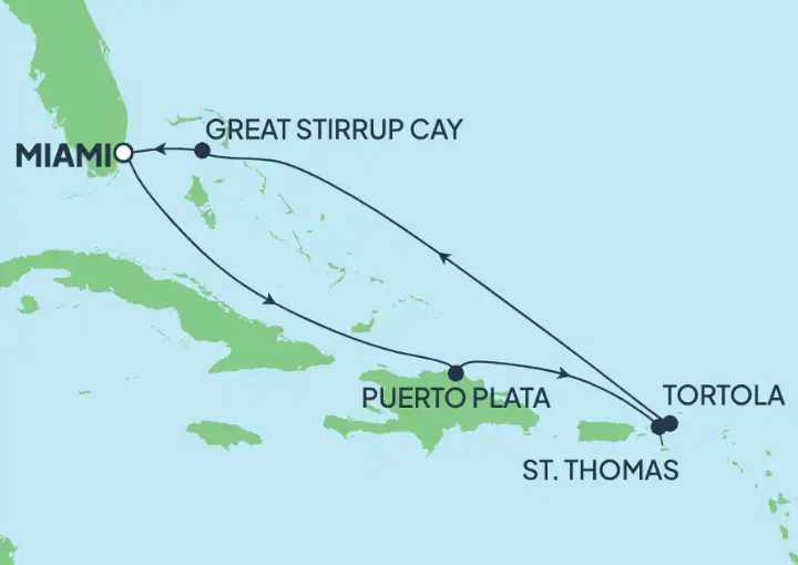 Crucero de 8 días desde Miami (EEUU) a bordo del Norwegian Aqua 2025 2026 NCL
