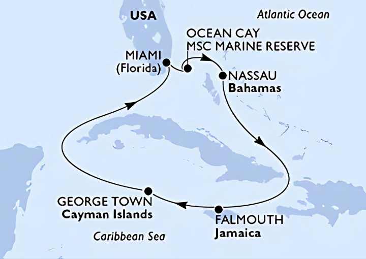 Crucero de 8 días desde Miami (EEUU) a bordo del MSC Seascape 2025 MSC Cruceros