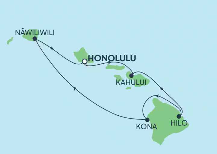 Crucero de 8 días desde Honolulu (Hawai) a bordo del Pride of America 2025 2026 NCL