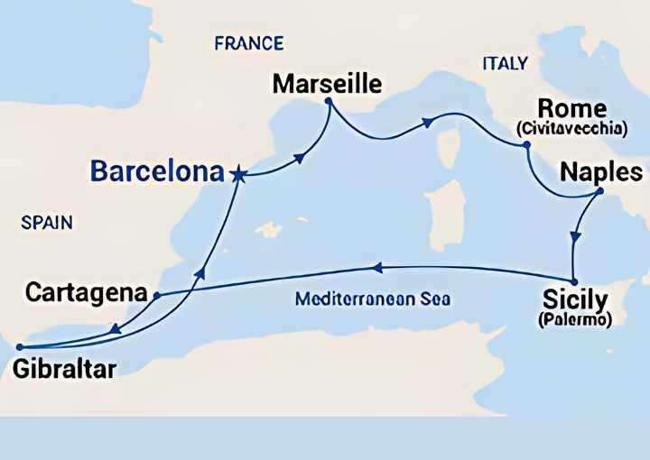 Crucero de 12 días desde Barcelona a bordo del Star Princess octubre 2025 Princess Cruises