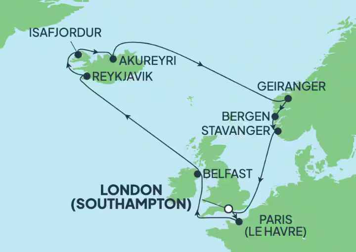Crucero de 15 días desde Southampton (Londres) a bordo del Norwegian Prima septiembre 2025 NCL Norwegian Cruise Line