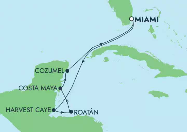 Crucero de 8 días desde Miami (EEUU) a bordo del Norwegian Encore 2025 2026 Norwegian Cruise Line
