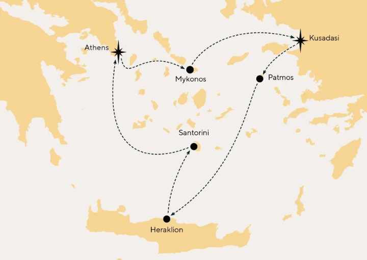Crucero de 4 días desde Lavrio (Grecia) a bordo del Celestyal Discovery octubre 2025 Celestyal Cruises