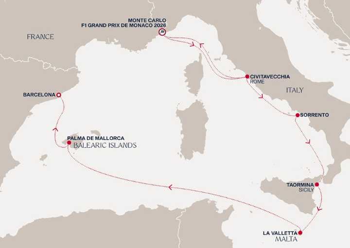 Crucero de 13 días desde Montecarlo a bordo del Explora I junio 2026 Explora Journeys